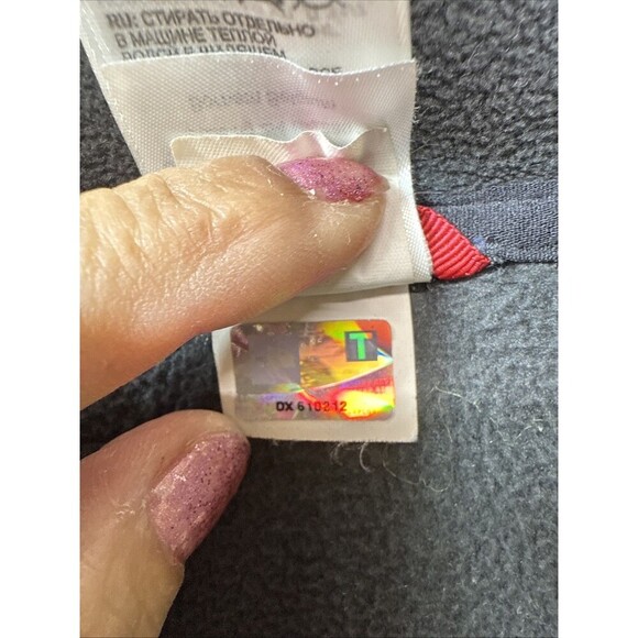 (R3) North Face Men’s Fleece Pullover Sweatshirt Sz XXL,1/4 Zip Long Sleeve Blue - Picture 14 of 14